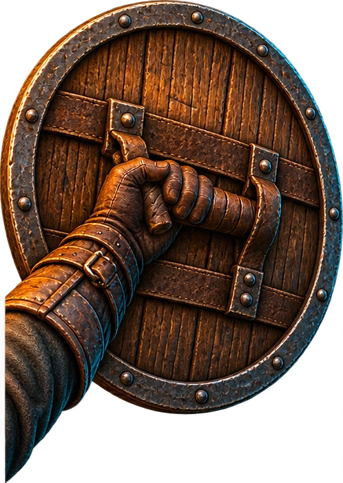 Wooden shield