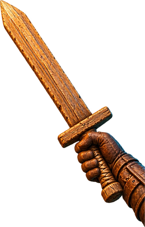 Wooden sword